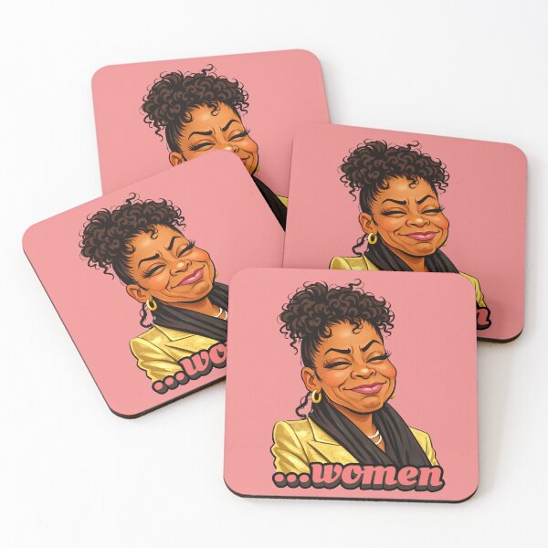 Item preview, Mary Cosby Inspired Cartoon Caricature | RHOSLC Vibes | Iconic Reality TV Art Print Sticker designed and sold by SimplyJasper.