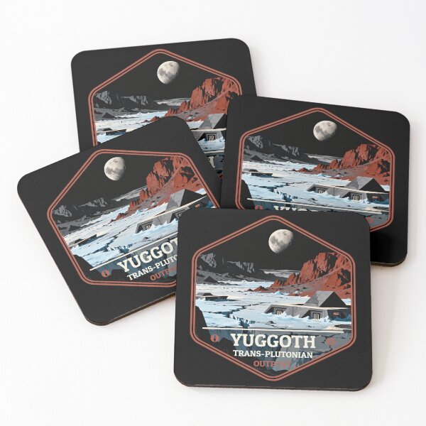 Item preview, Yuggoth – Trans-Plutonian Outpost Vintage Travel Badge designed and sold by GEEK-FACTORY-EU.