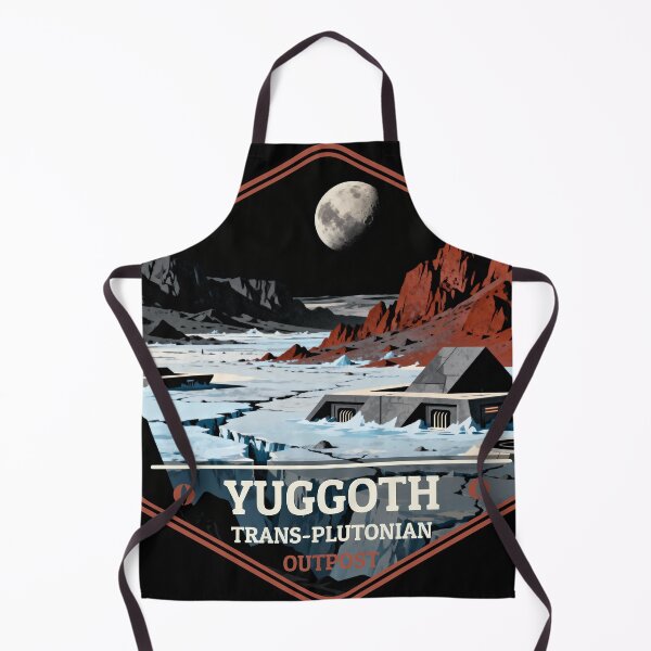 Item preview, Yuggoth – Trans-Plutonian Outpost Vintage Travel Badge designed and sold by GEEK-FACTORY-EU.