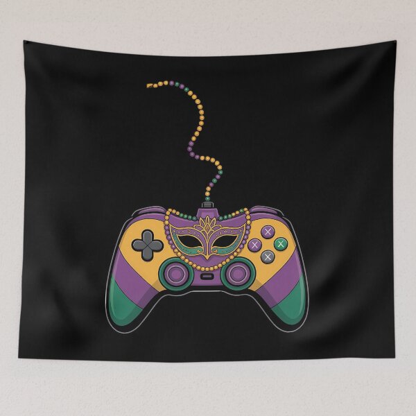 Item preview, Video Game Flag Beads Kids Mardi Gras designed and sold by CruelShadesSt.