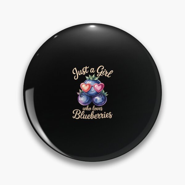 Item preview, Just A Girl Who Loves Blueberries - Blueberry Fruit Lovers designed and sold by bambiai.