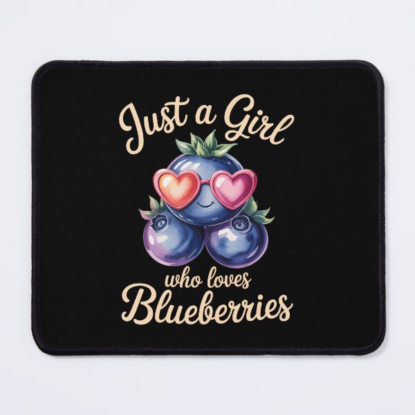 Item preview, Just A Girl Who Loves Blueberries - Blueberry Fruit Lovers designed and sold by bambiai.