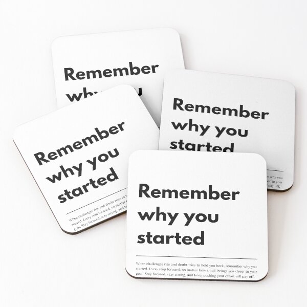 Item preview, Remember Why You Started Print | Minimalist Quote Wall Art | Modern Office Decor | Inspirational Typography Poster | Instant Download designed and sold by shopcanva.