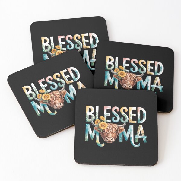 Item preview, Western Blessed Cow Mama Cow Print Mom Mother's Day designed and sold by CruelShadesSt.