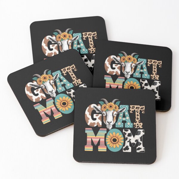 Artikelvorschau, Western Goat Mom Sunflower Messy Bun Mother's Day Mom Life entworfen und verkauft von CruelShadesSt.