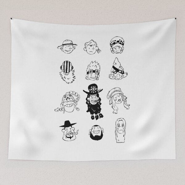 Item preview, 12 Most Wanted Rookies - Minimalist Pirate Line Art Parody designed and sold by RNASstuff.