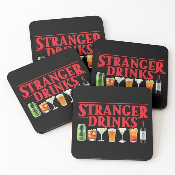 Item preview, Stranger Drinks T-Shirt | Retro 80s TV Parody | Strange Drinks and Cocktails Humor designed and sold by Artbesttopic.