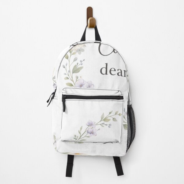Item preview, Courage, Dear Heart – Floral Inspirational Quote Print designed and sold by cosmiccircles01.