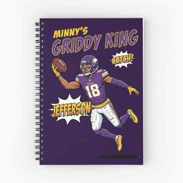 Item preview, Minny's Griddy King Number 18 Football Art designed and sold by Bizu digitalart..