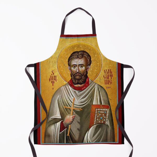 Item preview, Retro St Valentine Byzantine Christian Art Icon designed and sold by zptees.