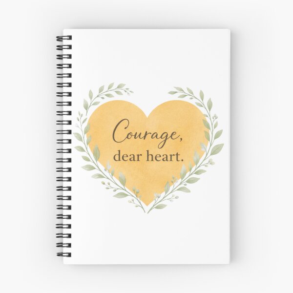 Item preview, Courage, Dear Heart – Bold Minimalist Inspirational Quote designed and sold by cosmiccircles01.