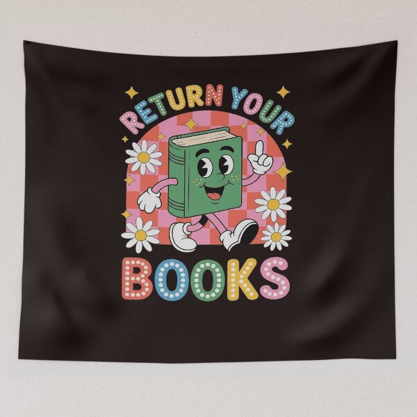 Item preview, Return Your Books School Librarian designed and sold by MichaelStalkas.
