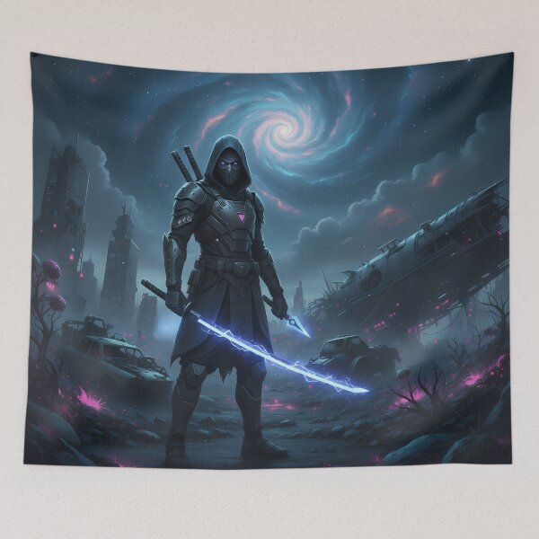 Item preview, Abyssal Ronin: Shadow of the Neon Vortex designed and sold by KYOFRAME.