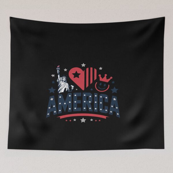 Item preview, 4th of July Statue of Liberty USA America Flag designed and sold by genkihikki.