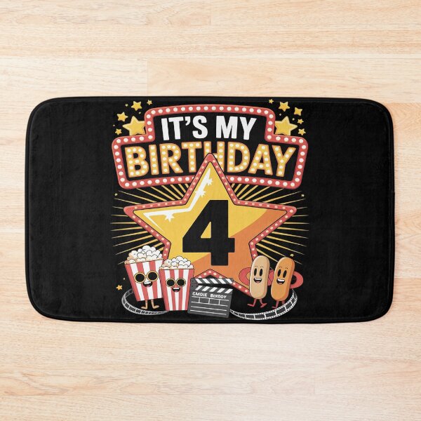 Item preview, 4th Theater Birthday Party 4 Year Old Theatre Actor designed and sold by genkihikki.