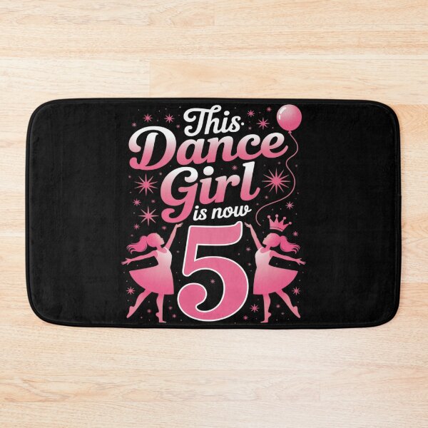 Item preview, 5th Birthday Dance Girl Five Year Old Dancer Birthday designed and sold by genkihikki.