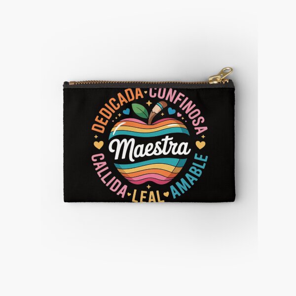 Item preview, Maestra Pencil Spanish Teacher Bilingual 100 Days of School designed and sold by HudsonErik.