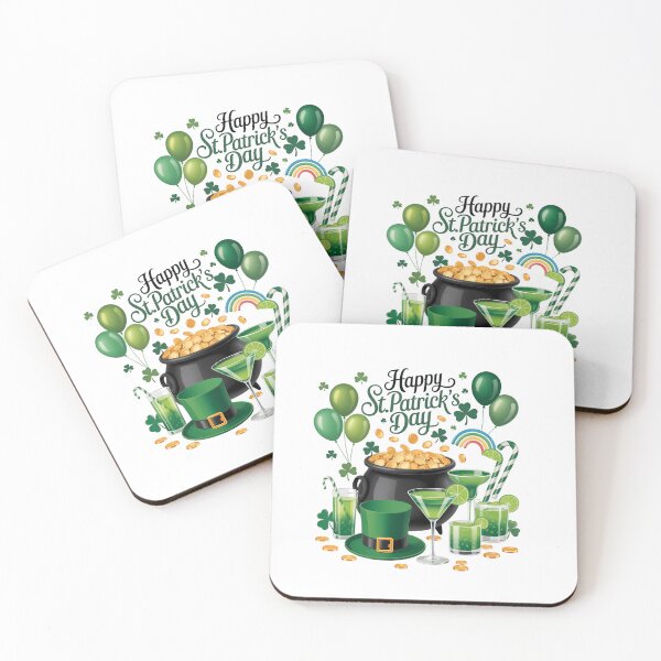 Item preview, Cute Happy St Patrick’s Day Shamrock Irish designed and sold by CruelShadesSt.