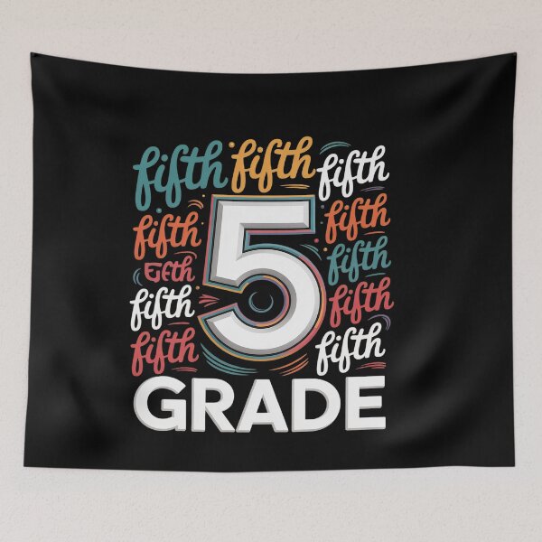 Item preview, 5th Grade Team Fifth Grade Typography Teacher Back To School designed and sold by genkihikki.