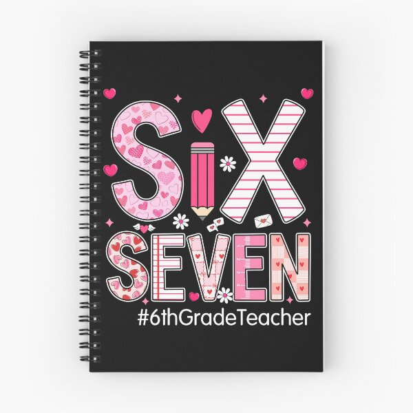 Item preview, Preppy Six Seven 67 Valentine's Day 6th Grade Teacher  designed and sold by AnitaBice.