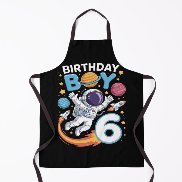 Item preview, 6th Birthday Astronaut Space Planets Six Years Old designed and sold by genkihikki.