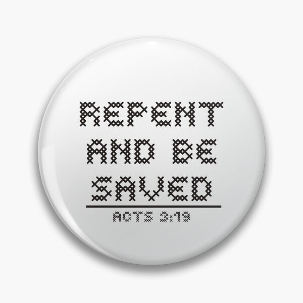 Item preview, Repent and be saved! designed and sold by DailyGospel | Christian Art and Design.