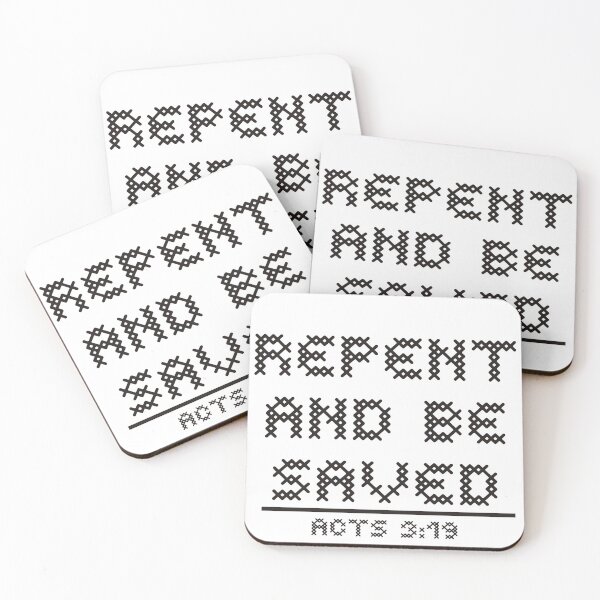 Item preview, Repent and be saved! designed and sold by DailyGospel | Christian Art and Design.