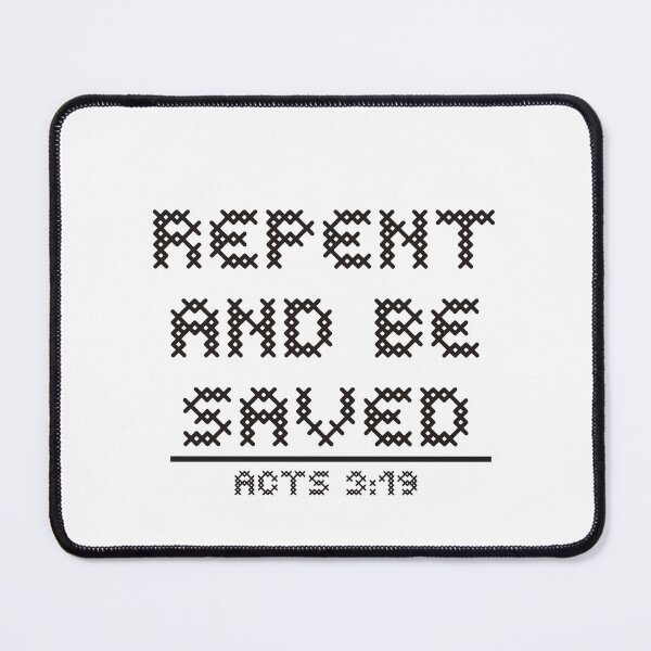 Item preview, Repent and be saved! designed and sold by DailyGospel | Christian Art and Design.