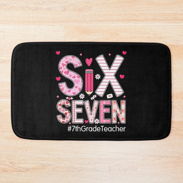 Item preview, Preppy Six Seven 67 Valentine's Day 7th Grade Teacher  designed and sold by AnitaBice.