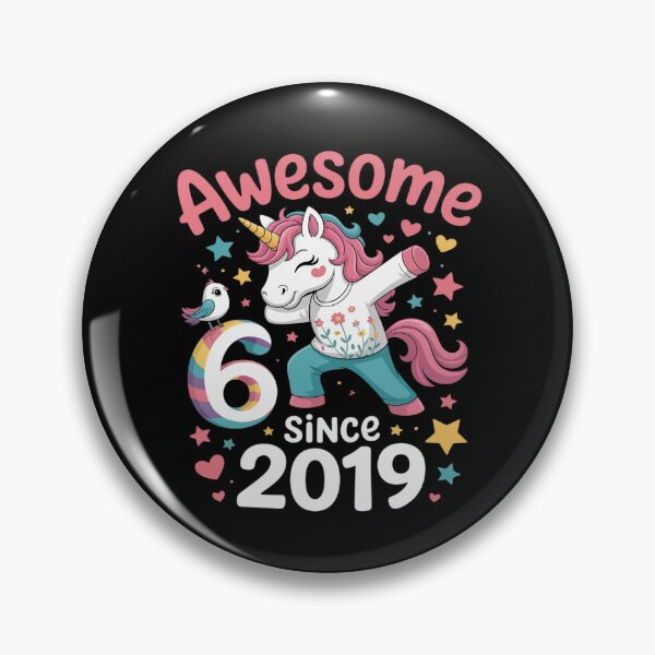 Item preview, 6-Year-Old Unicorn 6th Birthday Party Fun designed and sold by genkihikki.