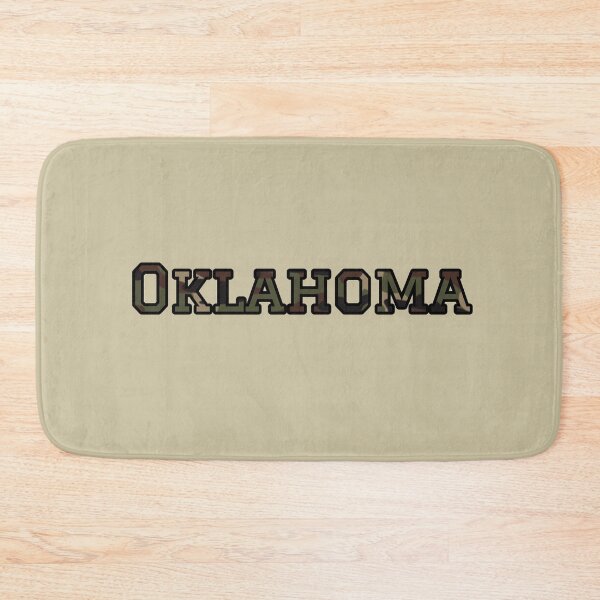 Item preview, Oklahoma Camo Typography – Rugged Outdoor Military Style Design designed and sold by Long Family Gifts.