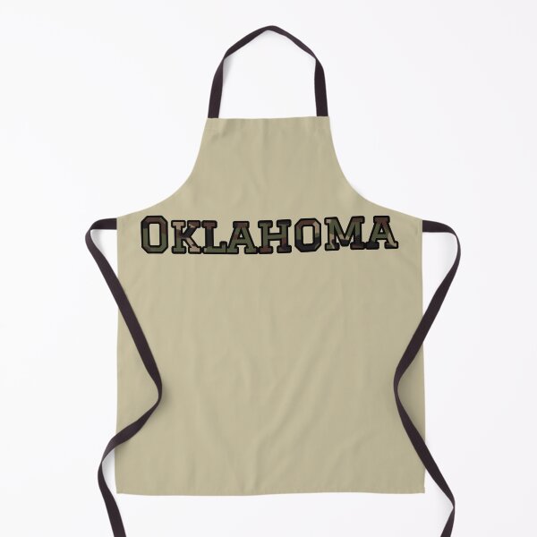 Item preview, Oklahoma Camo Typography – Rugged Outdoor Military Style Design designed and sold by Long Family Gifts.