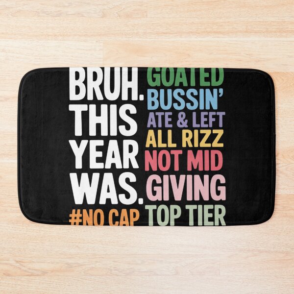 Item preview, Bruh This Year was Goated No Cap Last Day of School designed and sold by LindseyKris.