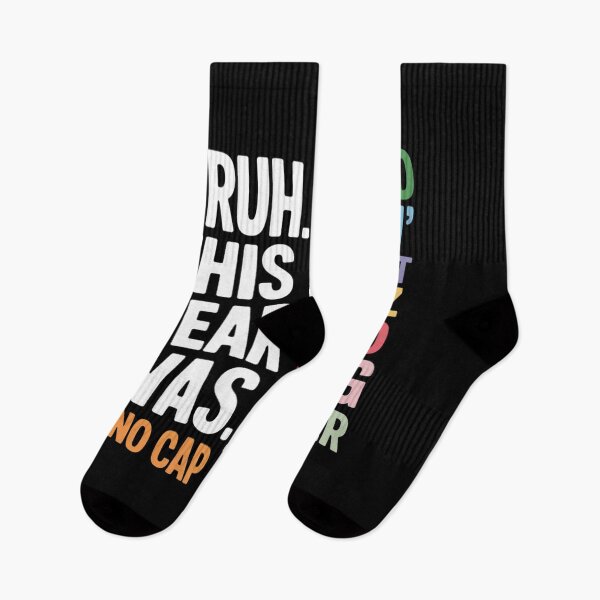 Item preview, Bruh This Year was Goated No Cap Last Day of School designed and sold by LindseyKris.