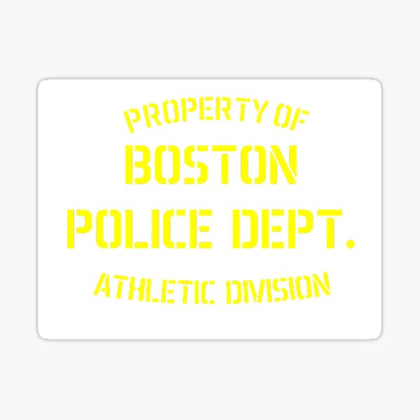 Boston Strong Police Sticker