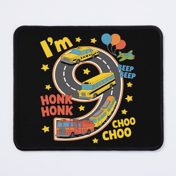Item preview, 9 Years Old Birthday Boys 9th Bday Transportation Themed designed and sold by genkihikki.