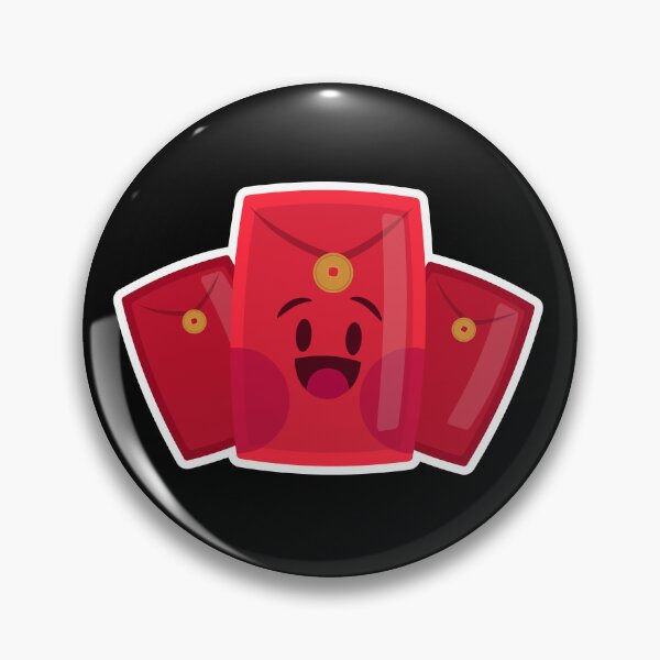 Item preview, Happy Red Envelopes Sticker – Cute Chinese New Year Design with Smiling Angpao designed and sold by FestivityFinds.