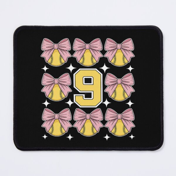Item preview, 9th Softball Birthday Party 9 Year Old Softball Player designed and sold by genkihikki.