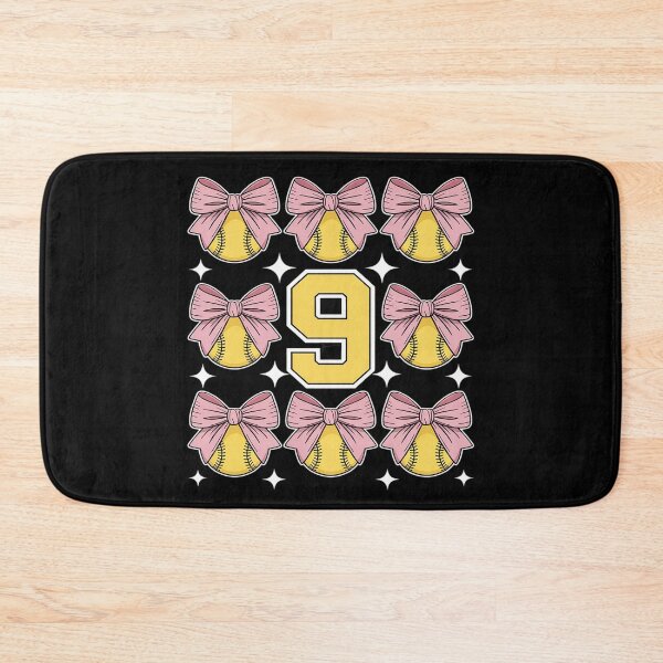 Item preview, 9th Softball Birthday Party 9 Year Old Softball Player designed and sold by genkihikki.