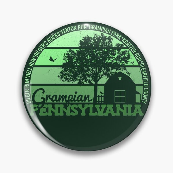 Item preview, Grampian Pennsylvania Sunset Retro Vintage Local Pride Logo designed and sold by CRHPOD20.