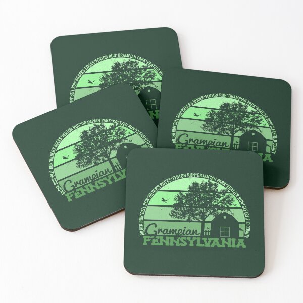Item preview, Grampian Pennsylvania Sunset Retro Vintage Local Pride Logo designed and sold by CRHPOD20.