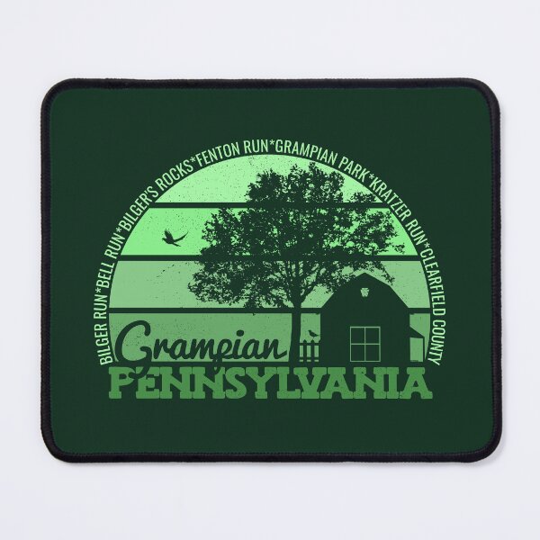 Item preview, Grampian Pennsylvania Sunset Retro Vintage Local Pride Logo designed and sold by CRHPOD20.
