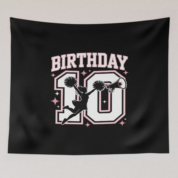 Item preview, 10th Birthday Cheerleader Girl 10 Years Old Cheerleading designed and sold by ProudForFunny.