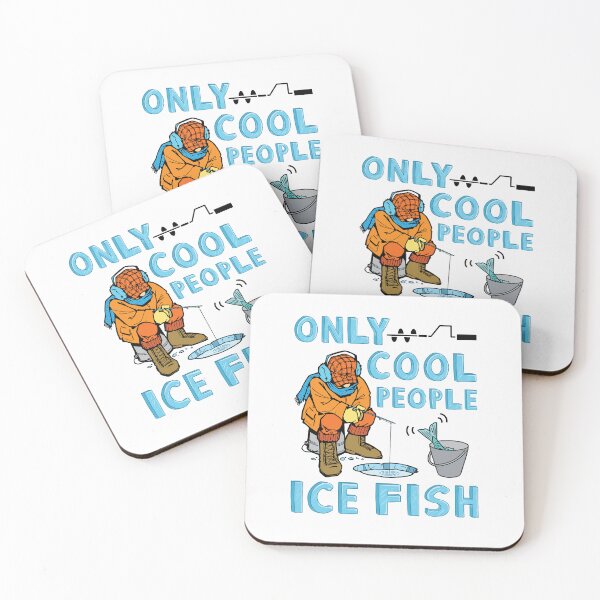 Item preview, Only Cool People Ice Fish  designed and sold by jaygo.