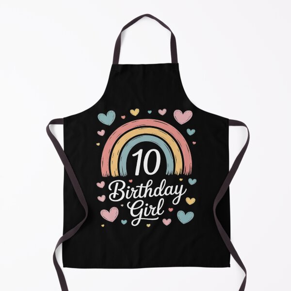 Item preview, 10th Birthday Rainbow 10 Years Old Girl Ten Girl designed and sold by ProudForFunny.