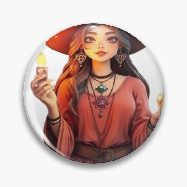 Item preview, Witchlight Ritual – Sorceress with Crystals and Candle designed and sold by Cristhian Almanza.