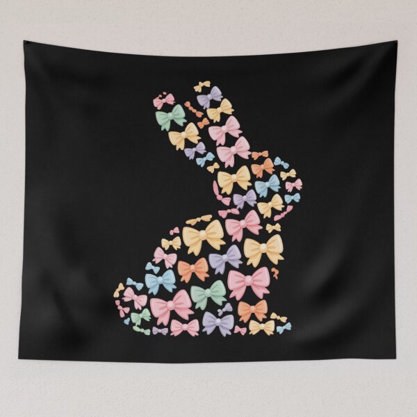 Item preview, Bow Bunny Easter , Colorful Ribbon Bunny designed and sold by AsteriskDatBArt.