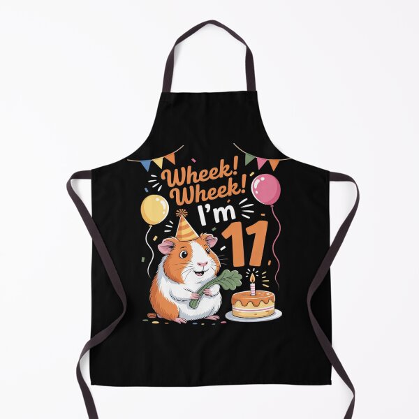 Item preview, 11th Birthday Guinea Pig Themed 11 Years Old Party designed and sold by ProudForFunny.