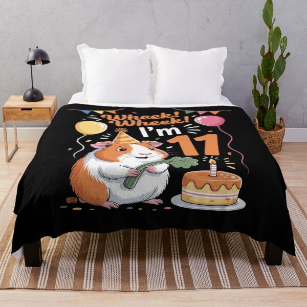 Item preview, 11th Birthday Guinea Pig Themed 11 Years Old Party designed and sold by ProudForFunny.