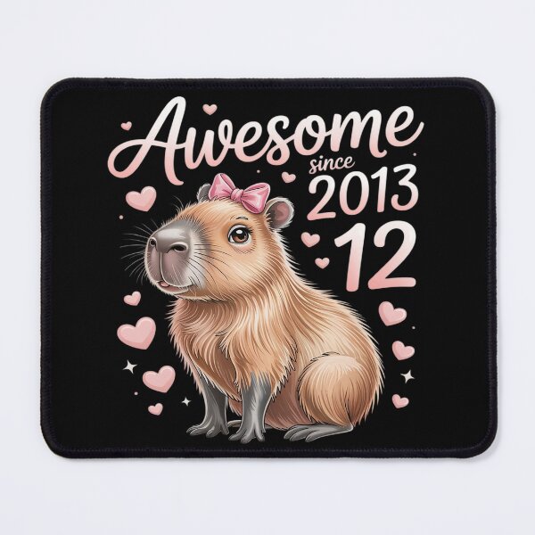Item preview, 12 Years Old Capybara Birthday For Girls 12th Capybara designed and sold by ProudForFunny.